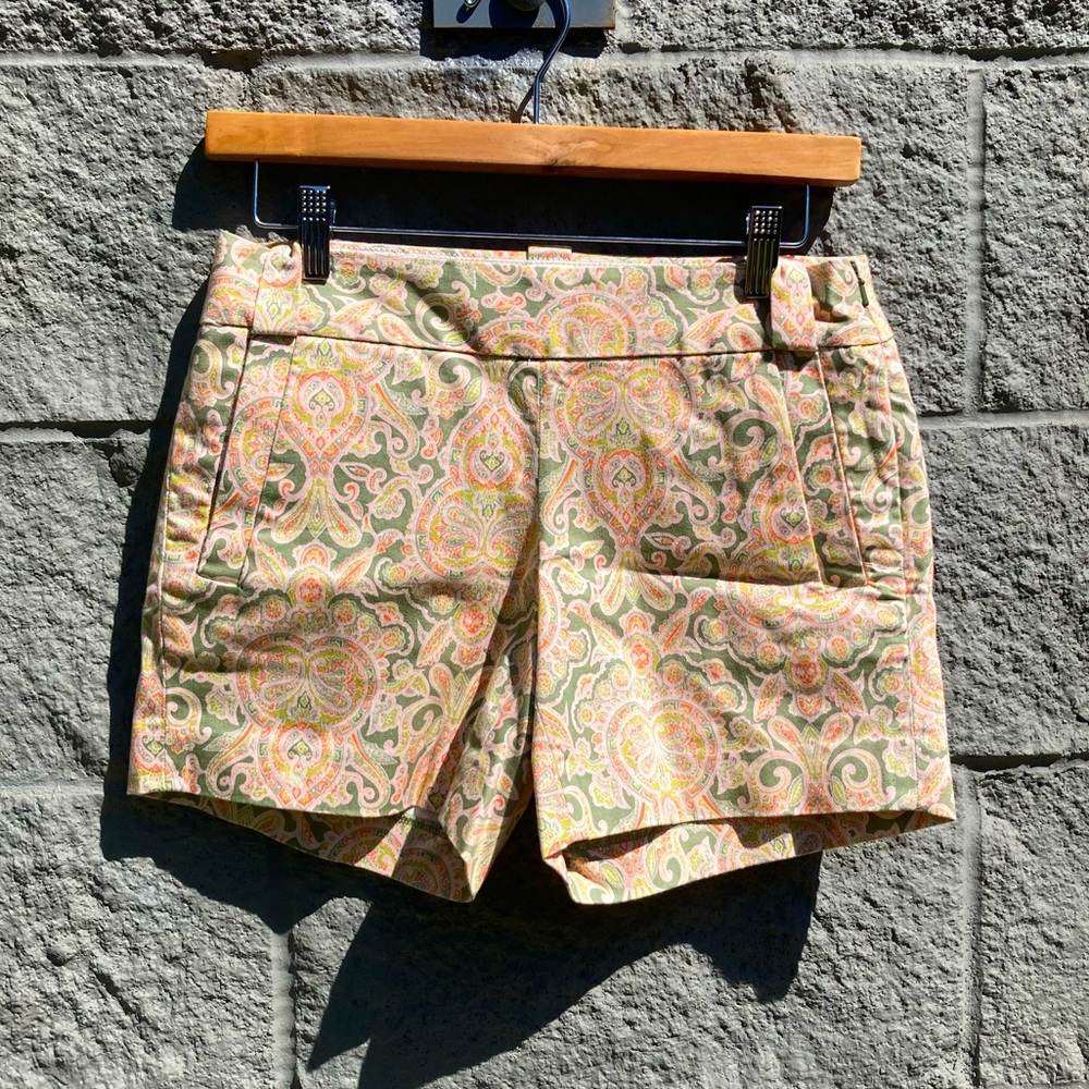 J. Crew Factory Paisley Shorts
